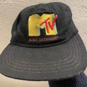 Vintage 90s MTV Snapback Hat